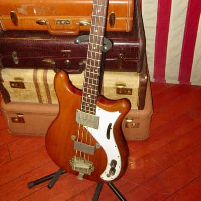 1965 Epiphone Newport Bass Red image 2