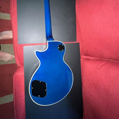 Firefly Firefly FFLP Custom Elite Les Paul Style Ocean Blue Quilted Maple Top 2024 - Standard image 9