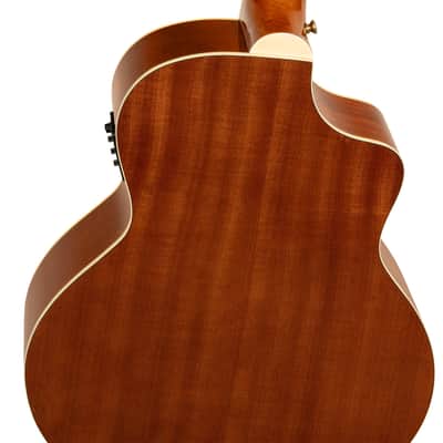 Ortega D8CE-5-L Deep Series 8 Spruce Top Medium Scale 5-String Acoustic-Electric Bass Guitar For Left Hand Player image 8