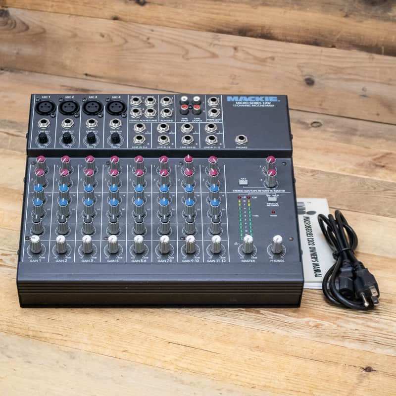 Mackie 1202 Micro Series Compact 12-Channel Mixer Mixing Console Live U287817 image 1