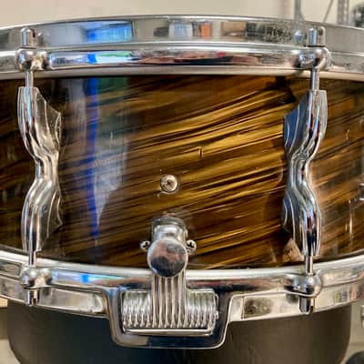 PREMIER 'ROYAL ACE' SNARE, 14" X 5.5", LATE ‘60S – EARLY ‘70S, MAHOGANY DUROPLAST image 3