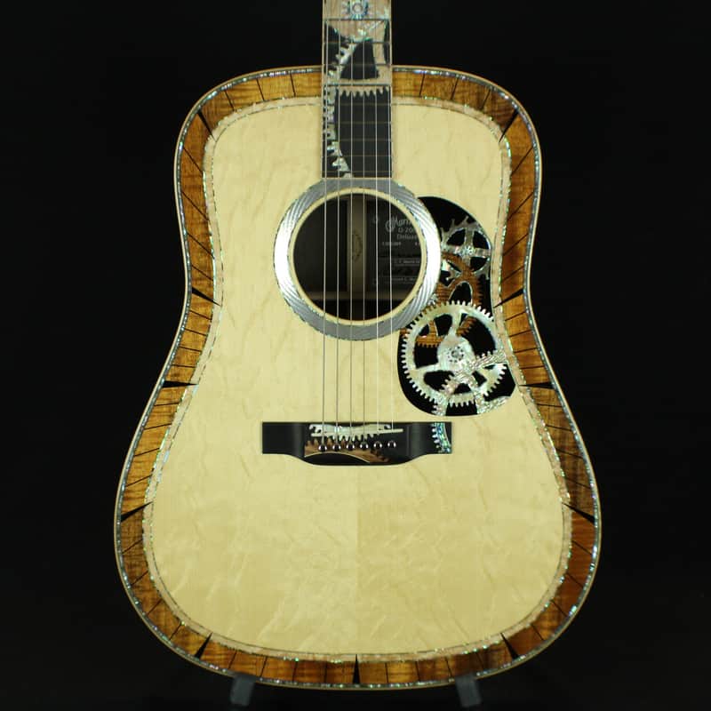 Martin D-200 Deluxe Engelmann Spruce/Brazilian Rosewood Natural image 1