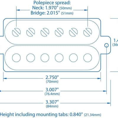 StewMac Humbucker Pickup, Bridge Position, Gold Cover image 2