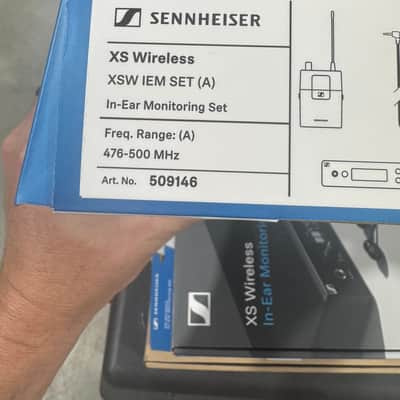 Sennheiser XSW IEM Set A-band 2025 - Black image 4