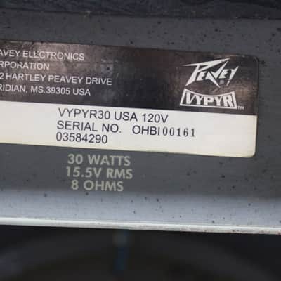 Peavey VYPYR 30/1x8 30 Watt Amp Modeling Combo image 7