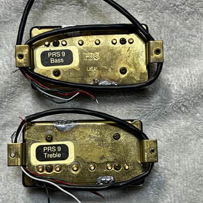 Rare Core PRS 9 Pickups, Gold Poles, With Box image 2