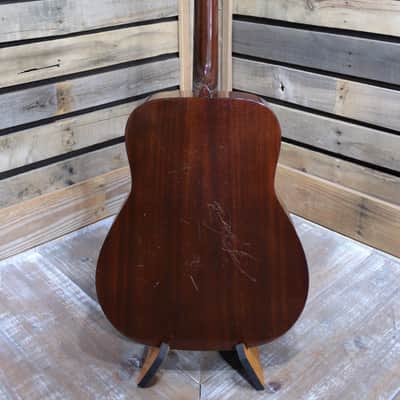 Vintage (1967) Yamaha FG180 Red Label Acoustic/Electric Guitar with LR Baggs pickup and Hardshell Case MIJ image 4