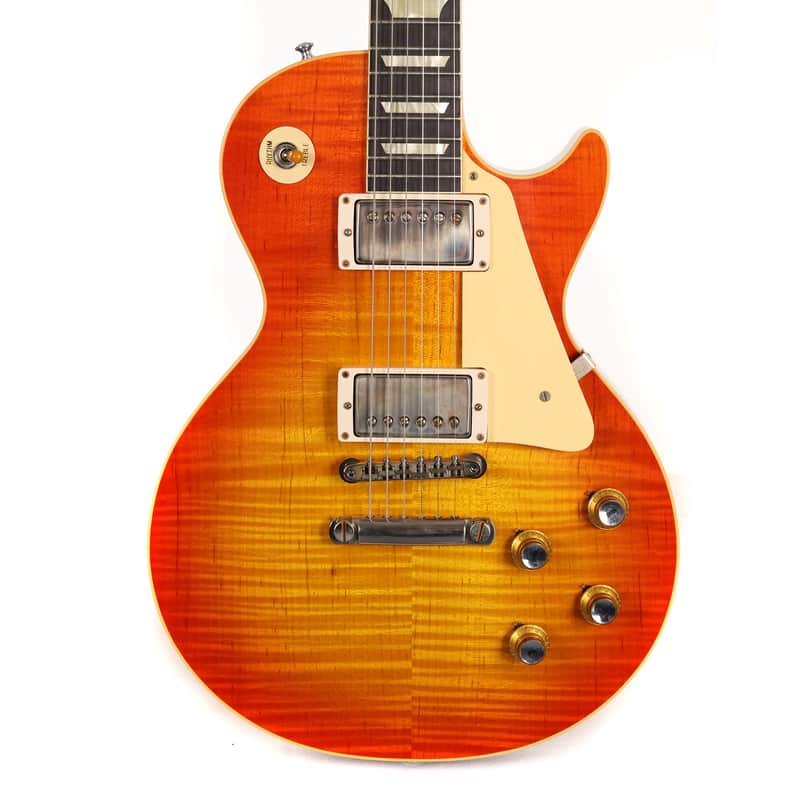 Gibson Custom Shop 1960 Les Paul Standard Reissue Tangerine Burst VOS image 1