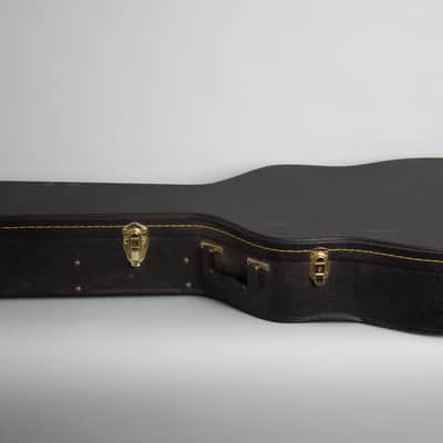 Vega Profundo Flat Top Acoustic Guitar (1940s), ser. #39840, black hard shell case. image 11