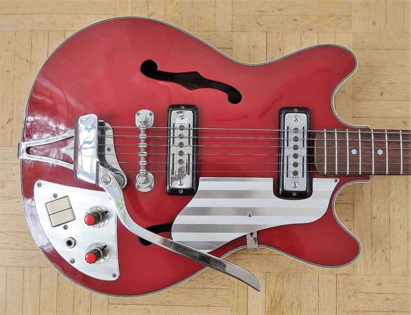Teisco EP-2L thinline guitar 1964 - made in Japan | Reverb