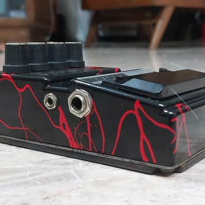 DOD Death Metal Distortion FX86 1990s - Airbrush Black and Red (1st Edition) image 9