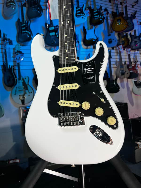 Fender Player II Stratocaster Electric Guitar - Polar White with Rosewood Fingerboard FREE PLEK! 885 image 1