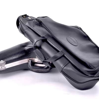 Walt Johnson Sax Case Cover - Tenor - Leather (Smooth Black) - Glenn Cronkhite image 3