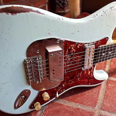 Pre-Order Waterslide Coodercaster Strat/Tele+Lollar 'Supro' Lap Steel, Mojo,Teisco Gold Foil Pickups image 10