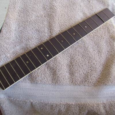 Vintage Rosewood Fingerboard Bound Solid Rosewood Fingerboard With Dot Inlay 25" Scale 1 11/16" Nut image 1