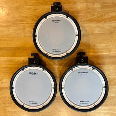 NEW 3X Roland PDX-8 8 inch Dual Zone Mesh Drum Pads Trigger-Black VDrum TD17 TD1 image 1