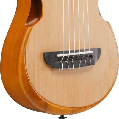 Ibanez AUP10N Compact Nylon String Guitar w/Gig Bag - Open Pore Natural image 3