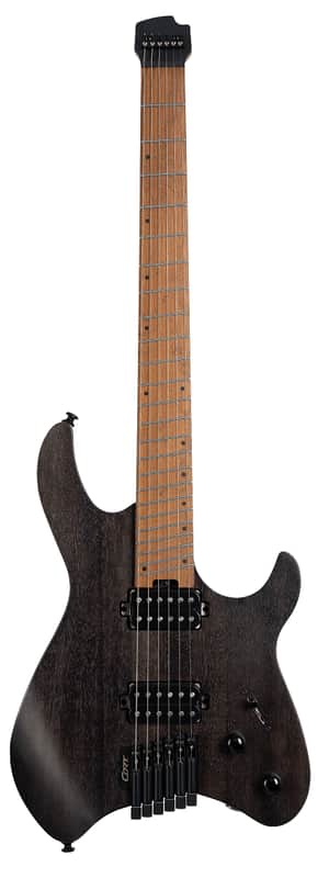 Cort Space G6MS Semi Gloss Trans Black w/Gigbag (B Stock) image 1