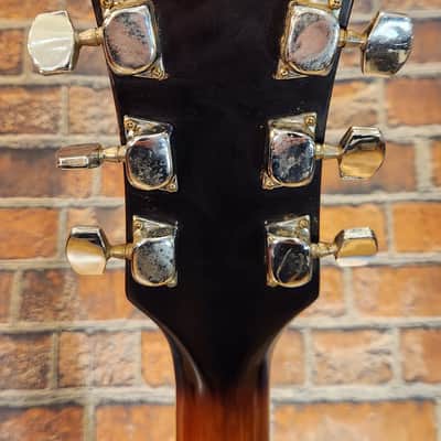Vintage 1980s Hondo HL737 Singlecut LEFTY Sunburst image 19