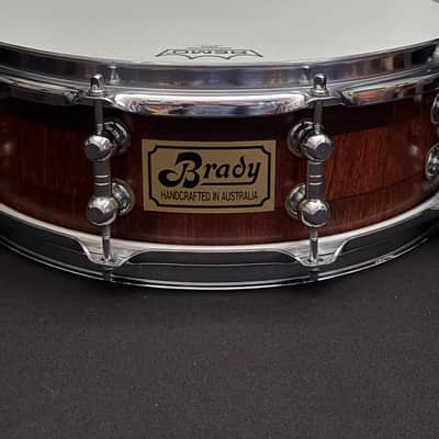 Brady Block Jarrah wood 14" x 4,5" Snare Drum Early 1990's image 6