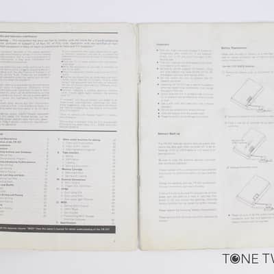Roland TR-707 Owners Manual Instruction Book Rhythm Composer VINTAGE GEAR DEALER image 3