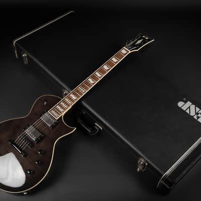 2013 ESP E-II Eclipse FM - STBLK See Thru Black | Japan Flamed Top Singlecut EMG Hot 70 Pickups 24 Extra Jumbo Frets 3.75kg | OHSC image 25