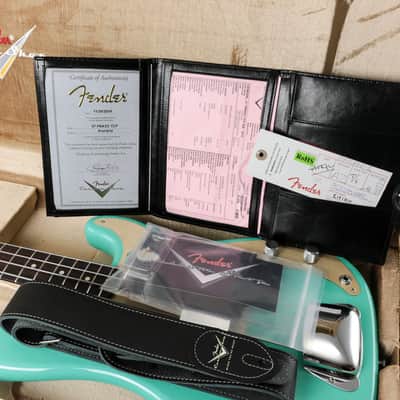 Custom Shop 1957 Precision Bass Time Capsule Sea Foam Green image 4