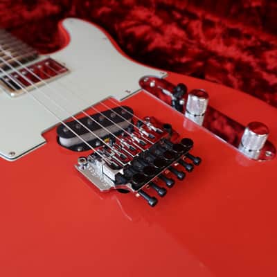 Fender Custom Shop Telecaster NOS HS Floyd Rose 2018 Fiesta Red image 5
