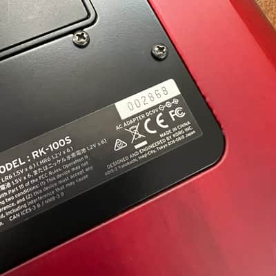 Korg RK-100S mk II RD 37-Key Keytar with Built-In MMT Digital Synth 2010s - Red image 8