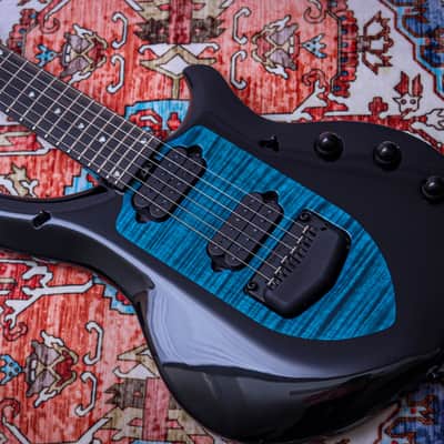 ERNIE BALL USA Music Man JP Signature Majesty 6 "Okelani Blue + Ebony" (2023) image 6