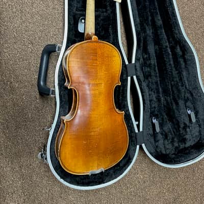 Used Copy of Antonius Stradivarius 3/4 Violin Made in Germany w/ Hard Case image 8