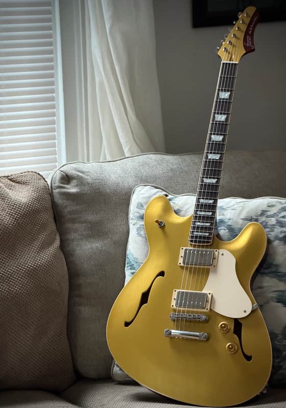 Fano Alt De Facto GF6 Hollowbody - Gold Top Heavy Relic - Custom Shop