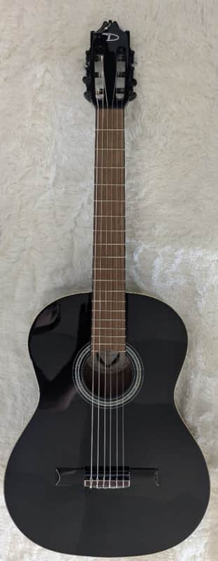 Dean Model # EC BK Espana Classical Nylon String Acoustic Guitar in Black image 1