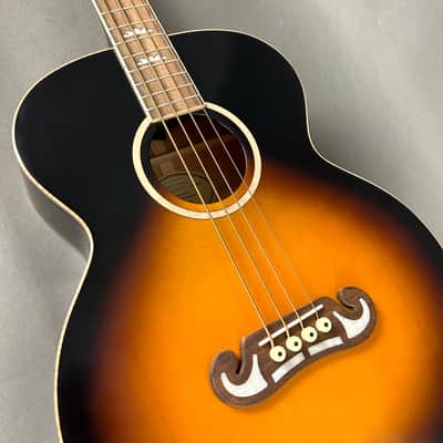 Epiphone El Capitan J-200 Studio Bass 2022 Aged Vintage Sunburst image 6
