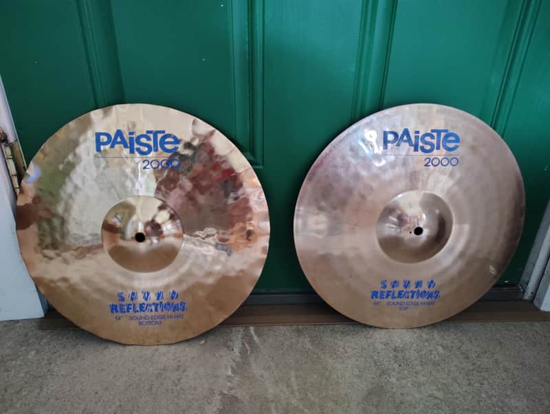 Paiste 2000 Sound Reflections Sound Edge Hi Hats 14 inch 1989 image 1