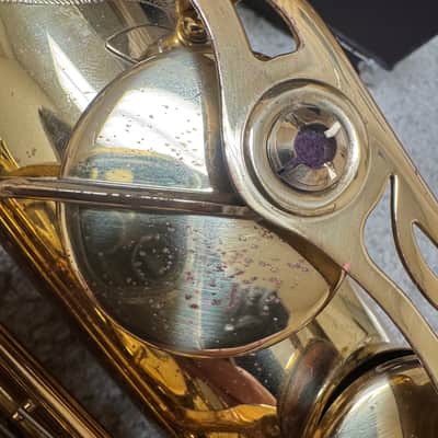 Yamaha YAS-62 MIJ Alto Saxophone Purple Logo W/ Case image 11