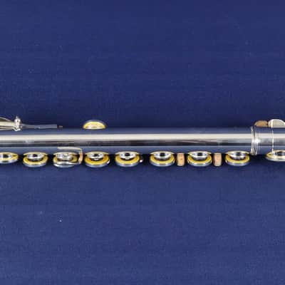 EF Dean Flutemakers 1895 Open-Hole Silver Flute w/ Case image 4