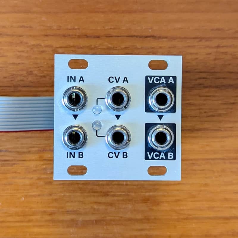 Intellijel Dual VCA 1U Dual VCA Eurorack Synth Module 2020 - Present - Silver image 1