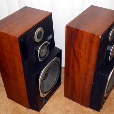 mcs panasonic technics 683-8320 time aligned 3 way vintage speakers image 3