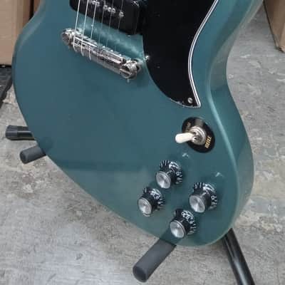 Epiphone SG Special P90 with Laurel Fretboard in Faded Pelham Blue (2024) image 4