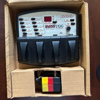 DOD Basstec Bass Preamp/FX Processor 1998 - Black image 3