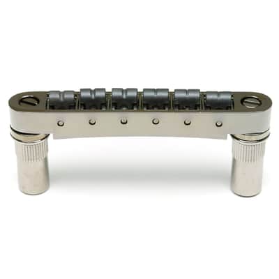 Graph Tech ResoMax NV2 AutoLock Tune-O-Matic Bridge, 6MM BLACK NICKEL PS-8863-BN image 2