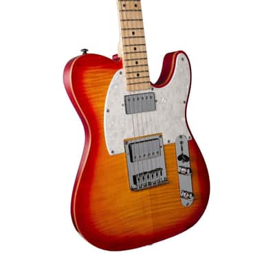 Michael Kelly 53DB Electric Guitar (Cherry Sunburst, Maple Fingerboard) image 2
