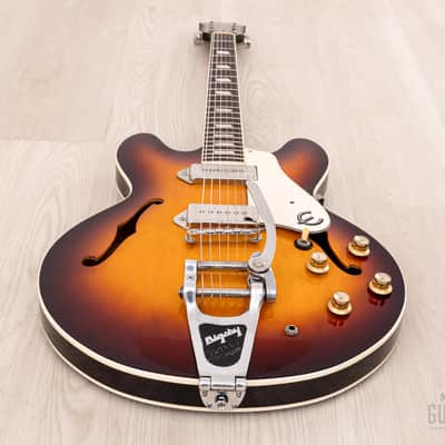 1995 Epiphone Casino-JL John Lennon Edition Pre-Elitist w/ Bigsby & Hangtag, Japan Terada image 12