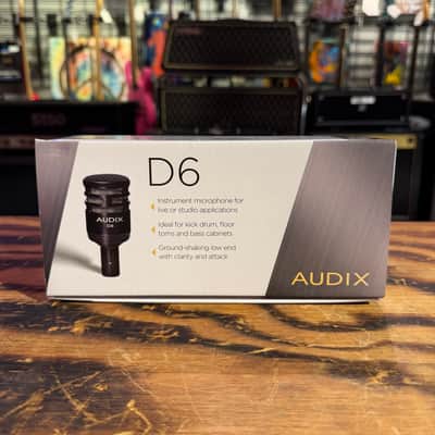 Audix D6 Dynamic Kick Drum Microphone image 1