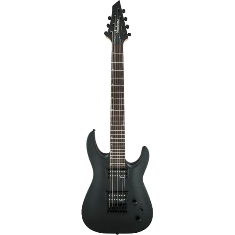 Jackson JS Series Dinky Arch Top JS22-7 DKA HT, Amaranth Fingerboard, Satin Black image 1