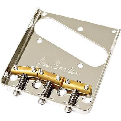 Joe Barden VINTAGE Compensated BRIDGE & Saddles & Brass Fender Telecaster NICKEL image 1