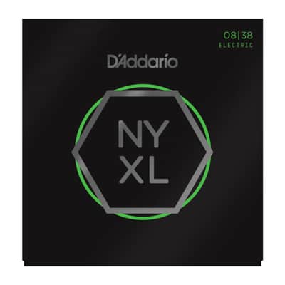 D'Addario NYXL 8-38 Carbon Steel Alloy - Electric Guitar Strings image 1