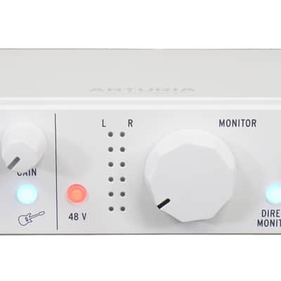 Arturia Minifuse 1 White Portable Solo Audio USB-C Recording Interface+Software image 1