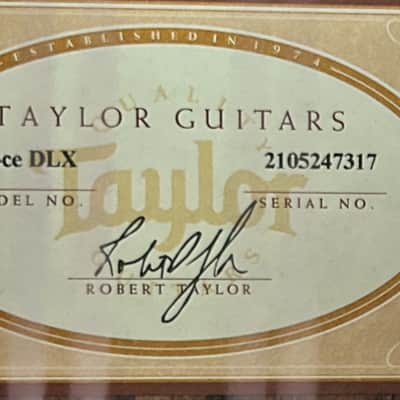 2017 Taylor 254ce DLX 12-String Acoustic-Electric – Natural – Original Hardshell Case image 8